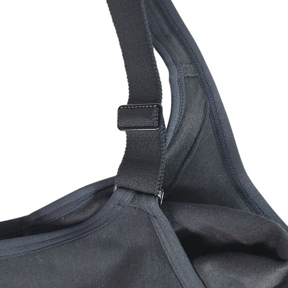 Cacique Unlined Full Coverage No Wire Bra Black 40D Wide Strap Adjust Seamless - Picture 8 of 10